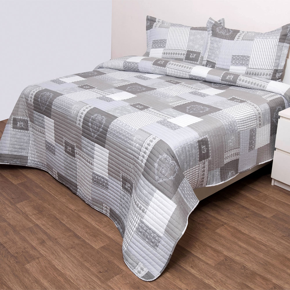 Κουβερλί Υπέρδιπλο (Σετ 220X240) Viopros 5244 Home Λευκά Είδη Κρεβατοκάμαρας Υπέρδιπλα Spitishop