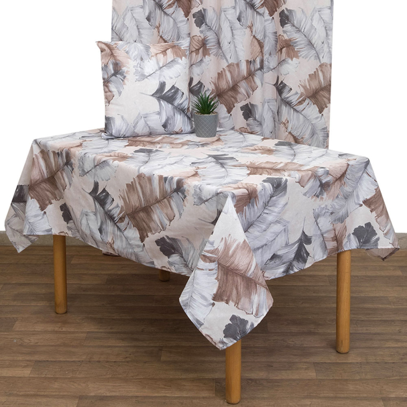 Τραπεζομάντηλο (140x240) Viopros Αλίνα Γκρι