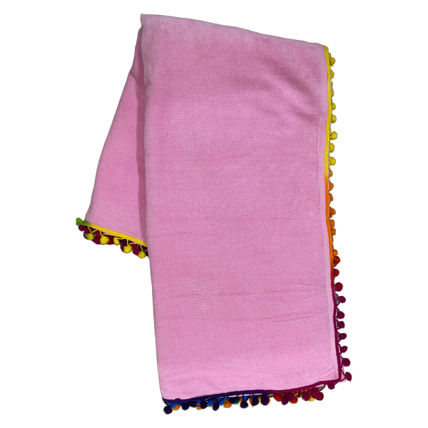 Πετσέτα Θαλάσσης (90x160) Viopros Βέρα Ροζ