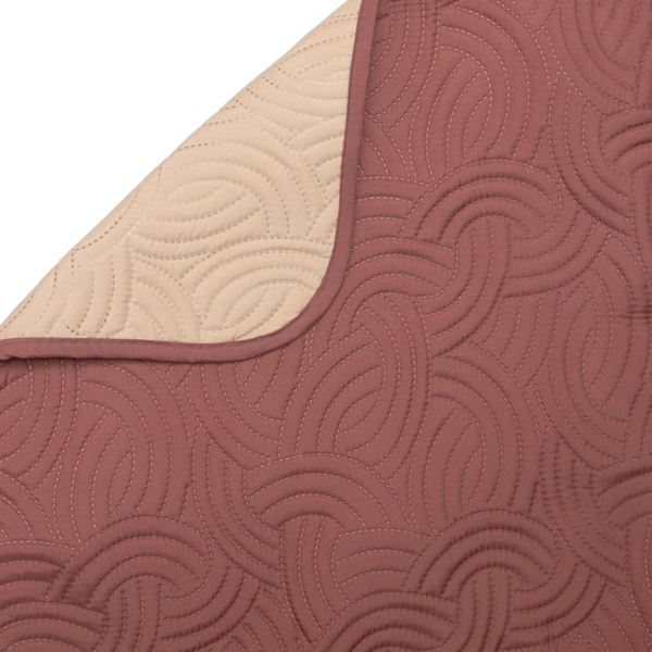 Κουβερλί Μονό (160x230) 2 Όψεων Viopros Σόνικ Σοκολά/Μπεζ