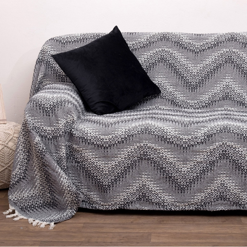 Ριχτάρι Καναπέ Διθέσιου (175x225) Viopros 3045 Μαύρο