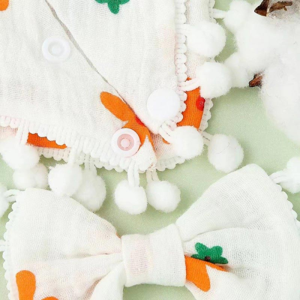 Σαλιάρα-Μπαντάνα (19x20) & Κοκαλάκι Μαλλιών Morven 22014 Πορτοκαλί