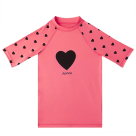 Παιδική Μπλούζα Με Αντηλιακή Προστασία Slipstop Neon Hearts 6-7 6-7