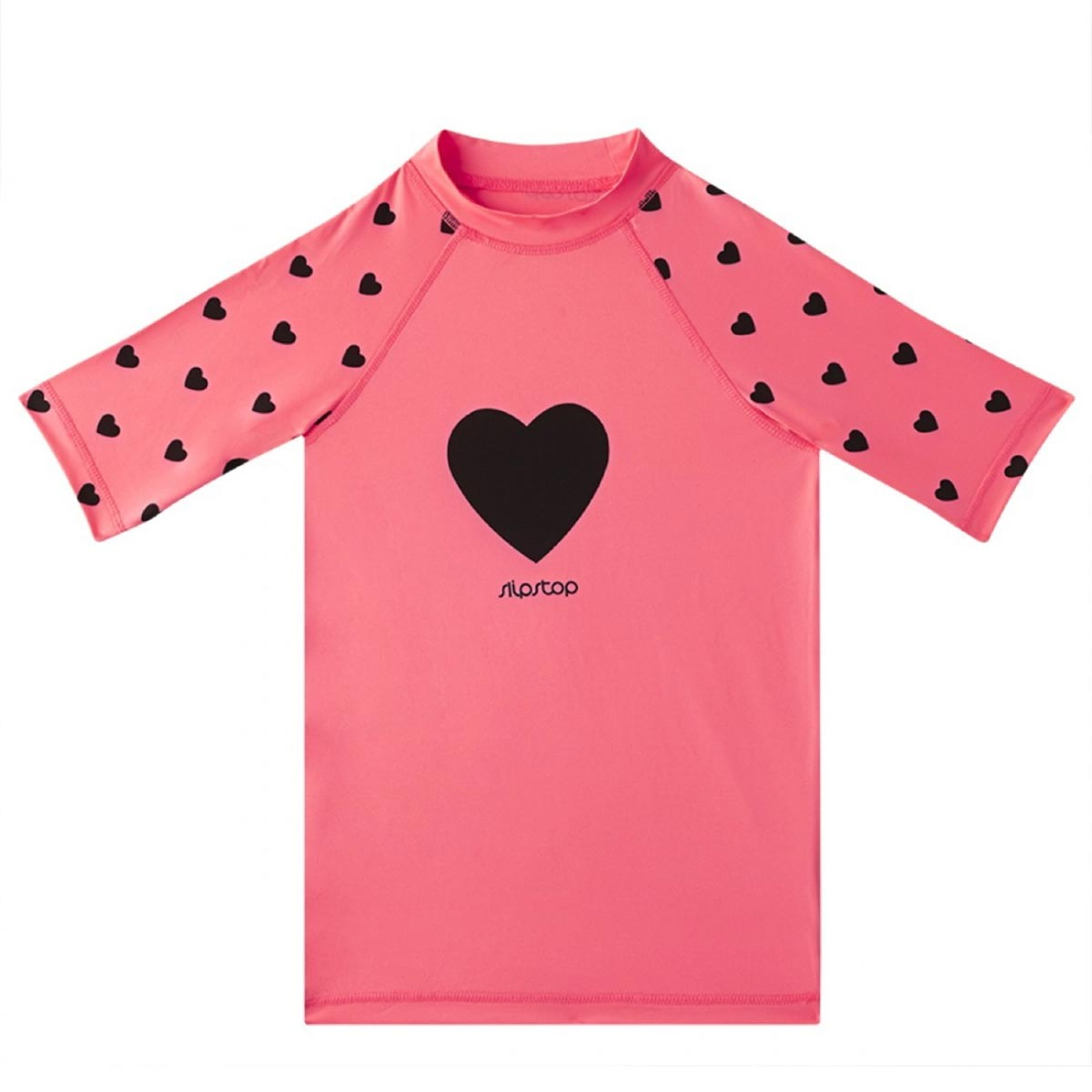 Παιδική Μπλούζα Με Αντηλιακή Προστασία Slipstop Neon Hearts 2-3 2-3