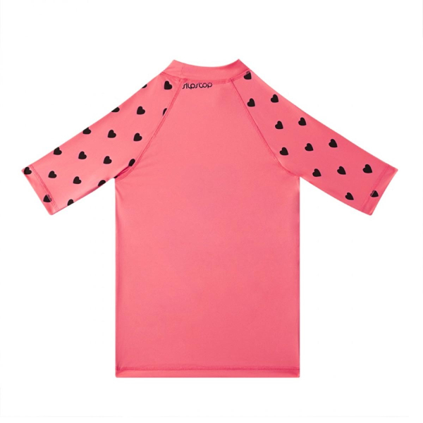 Παιδική Μπλούζα Με Αντηλιακή Προστασία Slipstop Neon Hearts