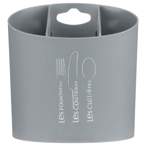 Κουταλοθήκη - Στραγγιστήρι F-V Cutlery Holder Grey 109055A