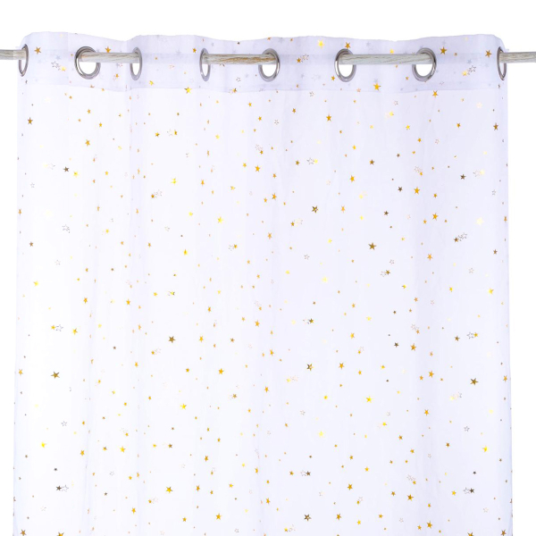 Παιδική Κουρτίνα (140x250) Με Τρουκς A-S Star White 127188