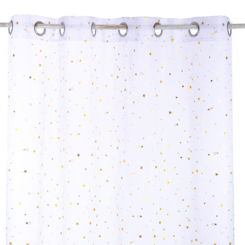 Παιδική Κουρτίνα (140x250) Με Τρουκς A-S Star White 127188