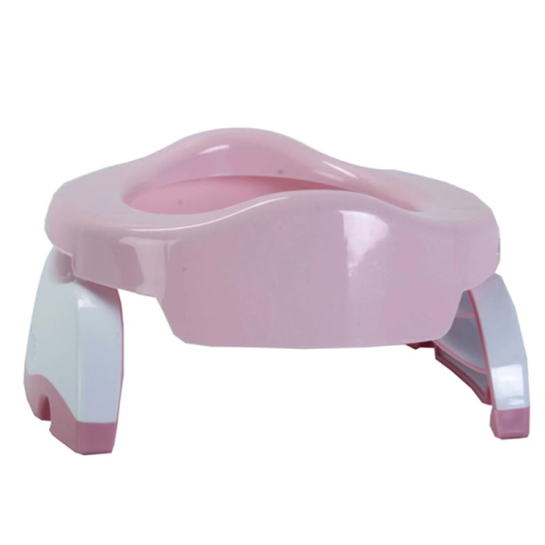 Πτυσσόμενο Γιογιό Ταξιδίου / Κάθισμα Τουαλέτας Potette Plus Pink/White 5603