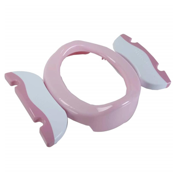 Πτυσσόμενο Γιογιό Ταξιδίου / Κάθισμα Τουαλέτας Potette Plus Pink/White 5603