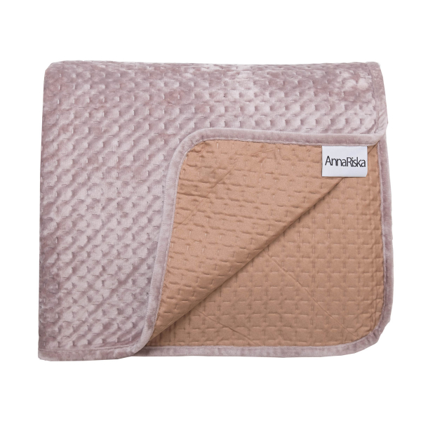 Κουβερλί Βελουτέ Μονό (160x220) Anna Riska Velvet Verona Beige