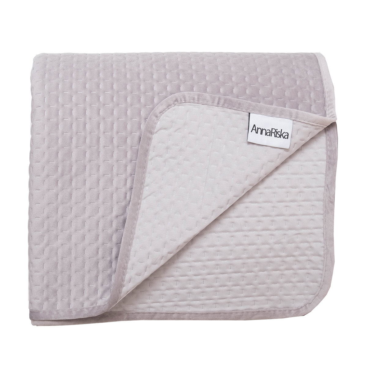 Κουβερλί Βελουτέ Μονό (160x220) Anna Riska Velvet Verona Grey φωτογραφία