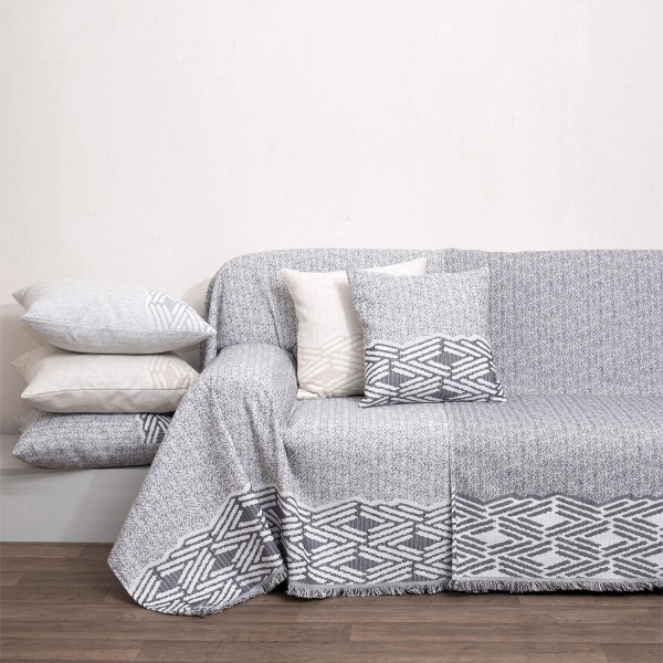 Ριχτάρι Πολυθρόνας 2 Όψεων (180x180) Anna Riska 1568 Anthracite