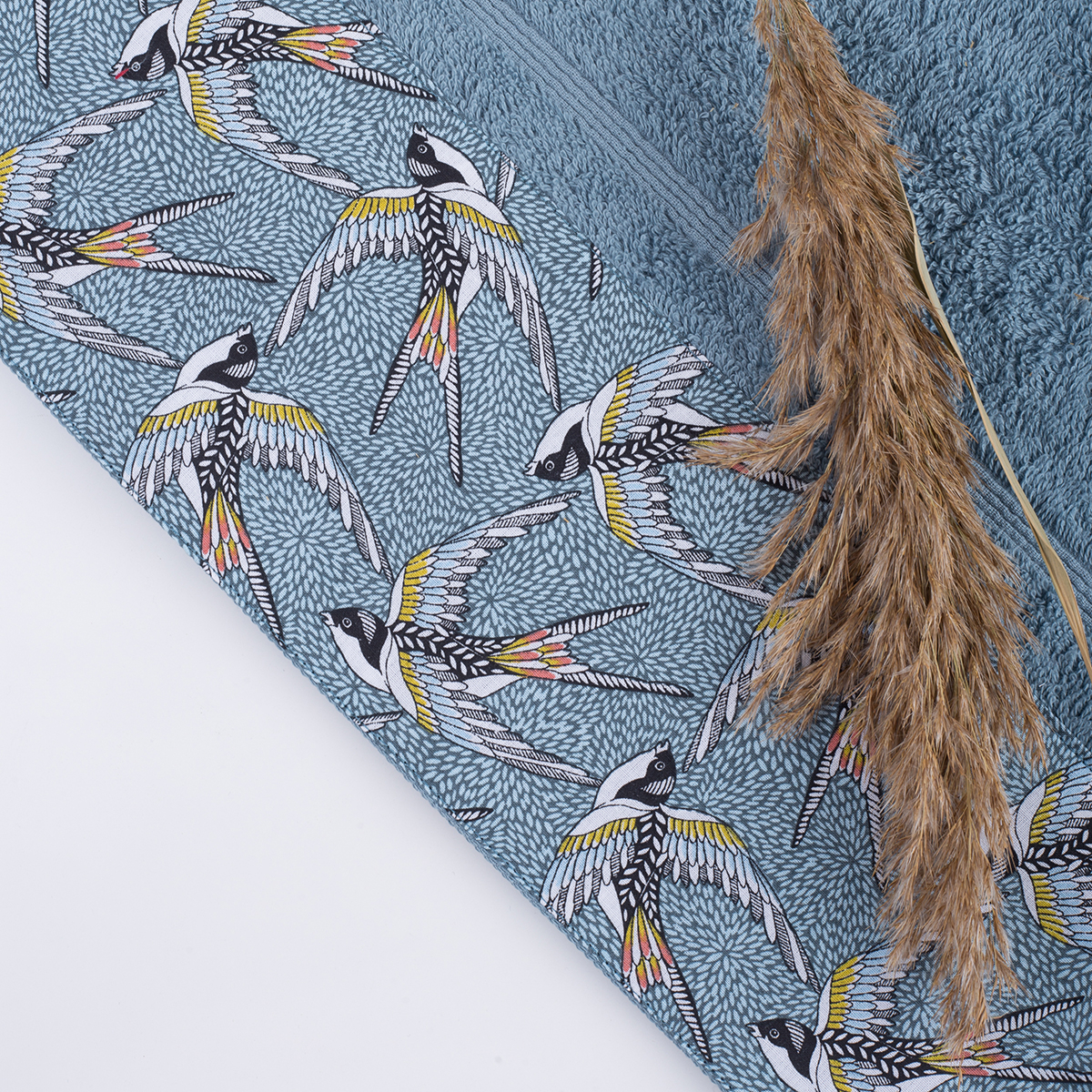 Πετσέτα Προσώπου (50X90) White Fabric Swallow Aqua 600Gsm Home Λευκά Είδη Μπάνιου Πετσέτες Spitishop