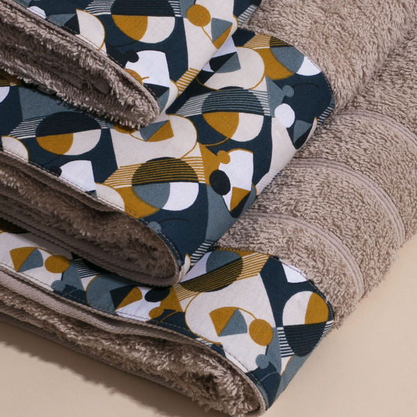 Πετσέτα Χεριών (30x50) White Fabric Lewis Ivory 550gsm