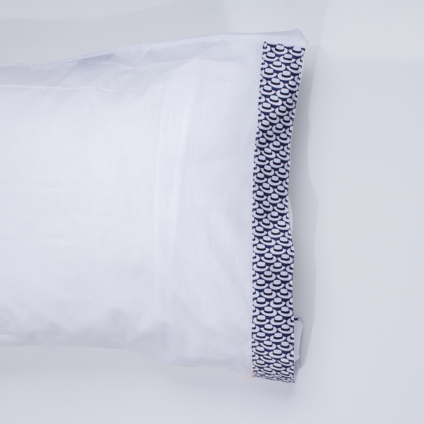 Ζεύγος Μαξιλαροθήκες (50x70) White Fabric Telendo White