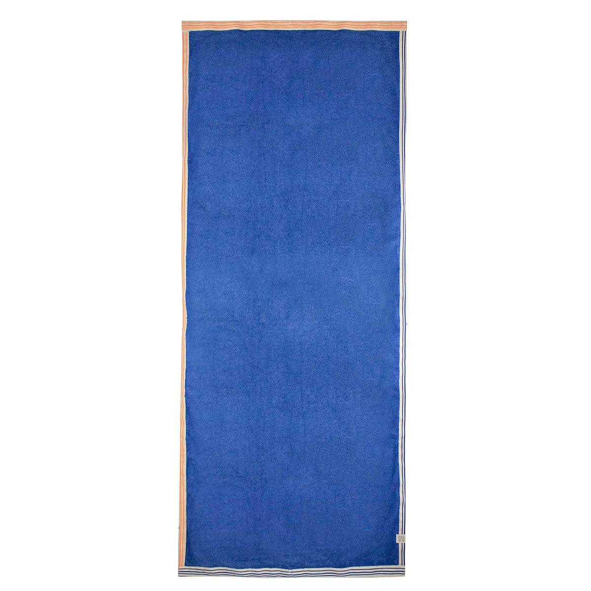 Πετσέτα Θαλάσσης (80x160) White Fabric Lines Blue