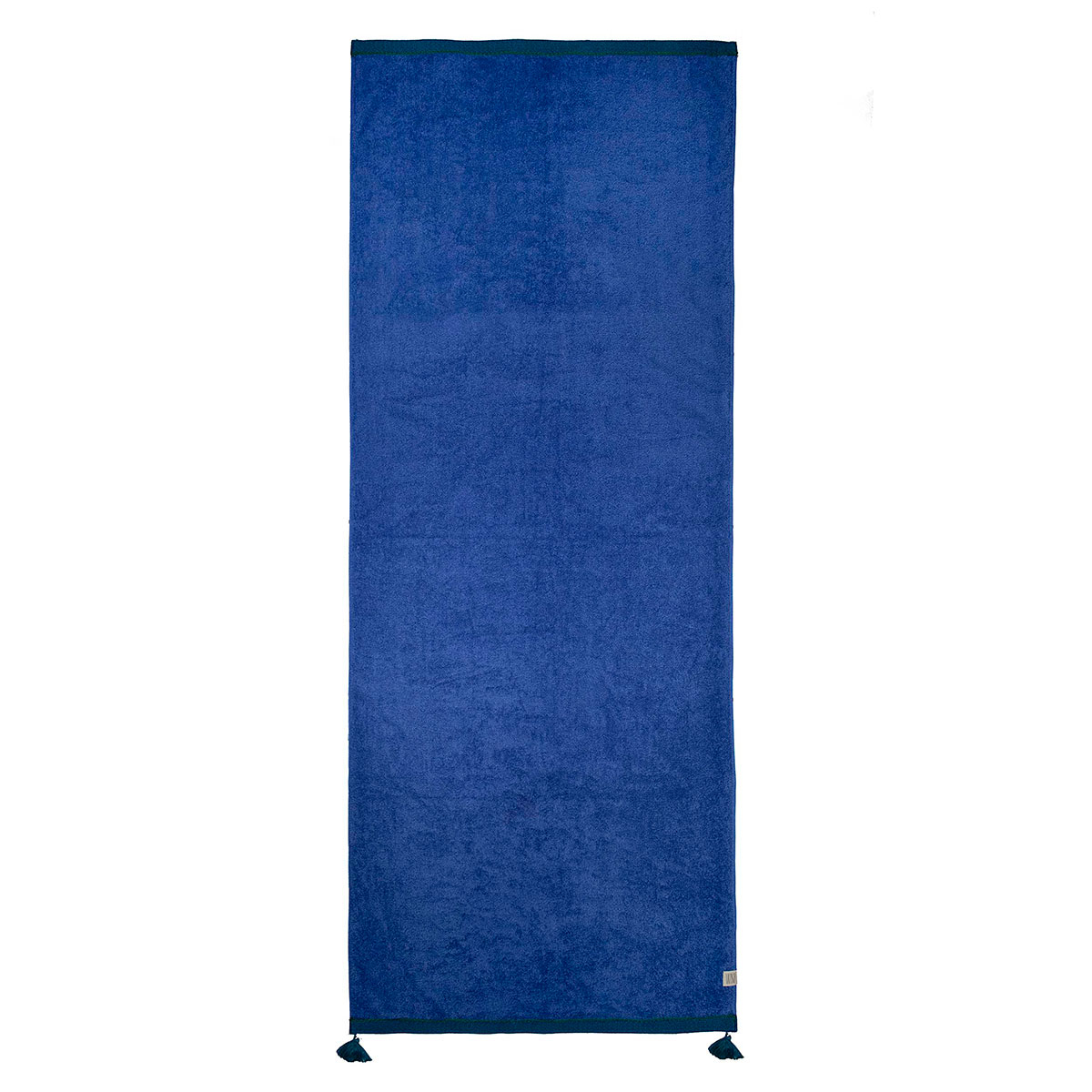 Πετσέτα Θαλάσσης (80×160) White Fabric Zigzag Blue
