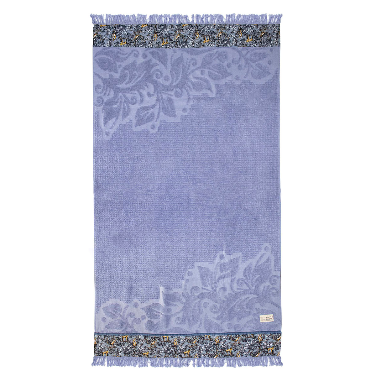 Πετσέτα Θαλάσσης (70x140) White Fabric Monkies Blue