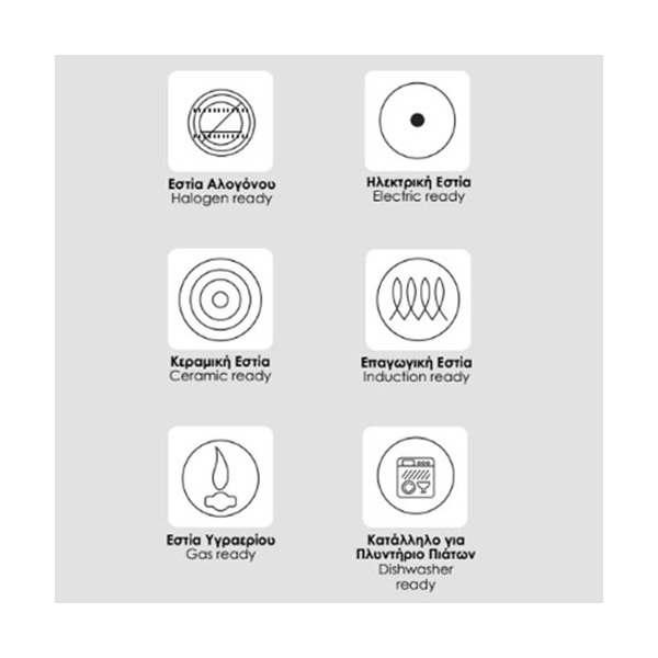 Αντικολλητική Κατσαρόλα (20εκ.) Πρεσσαριστού Αλουμινίου 2.3lt Estia Magma 01-6129