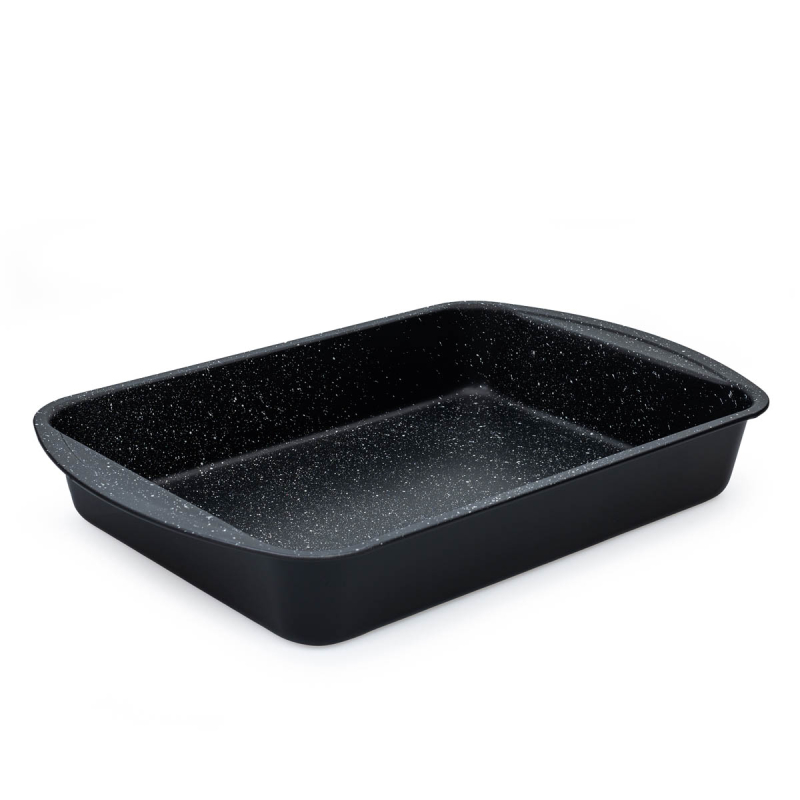 Αντικολλητικό Ταψί (45.5x30x7) Ανθρακούχου Χάλυβα Ορθογώνιο Estia Magma 01-7256