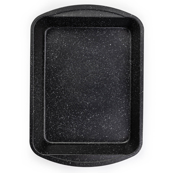 Αντικολλητικό Ταψί (45.5x30x7) Ανθρακούχου Χάλυβα Ορθογώνιο Estia Magma 01-7256