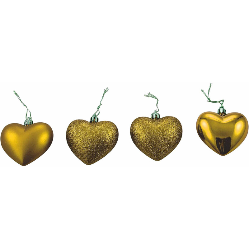 Χριστουγεννιάτικα Στολίδια (Σετ 4τμχ) Galileo Cuori 2411422