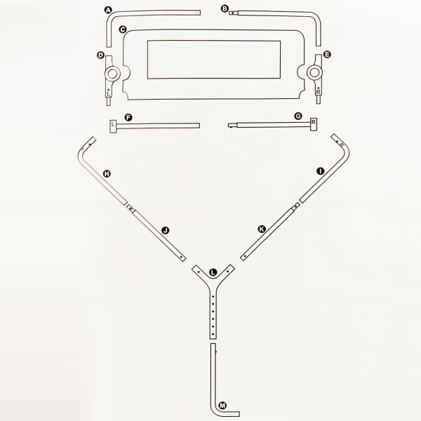 Προστατευτικό Κάγκελο Κρεβατιού (90x39) Munchkin Lindam Neutral