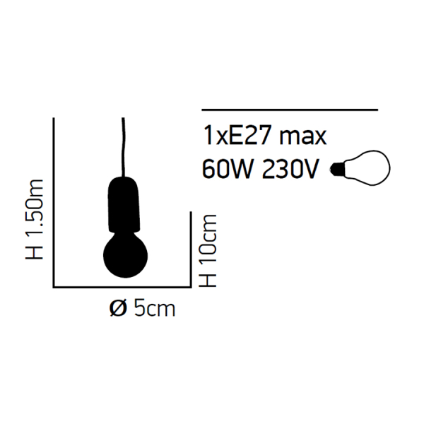 Φωτιστικό Οροφής Μονόφωτο Homelighting Iris 77-3575 Grey