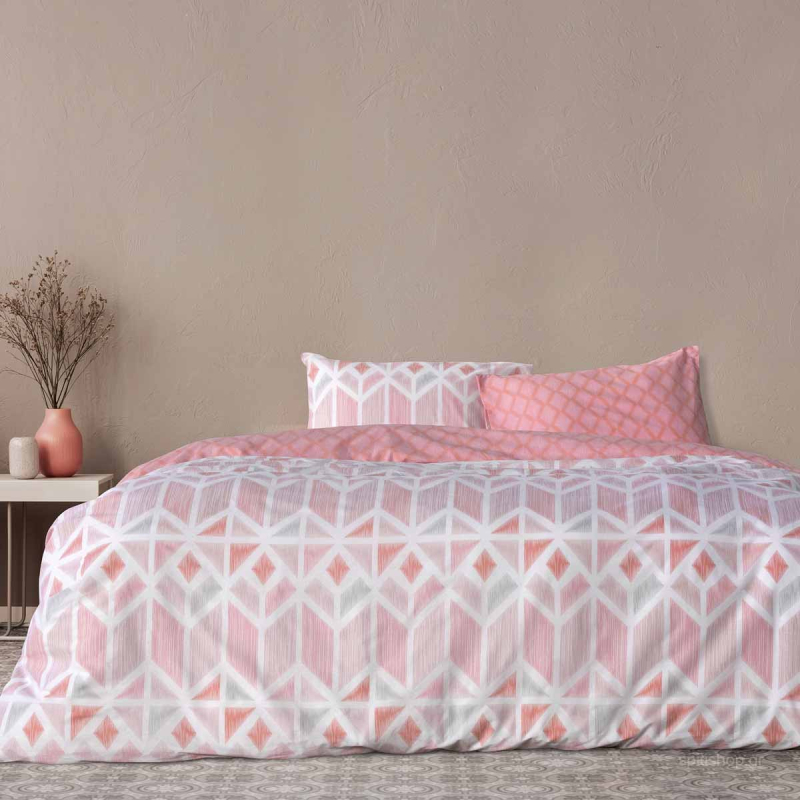 Κουβερλί Μονό (160x245) 2 Όψεων Kocoon Tisser Pink