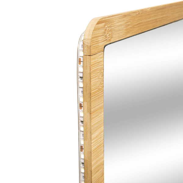 Καθρέφτης Τοίχου Με Led (66x47) F-V Rect Bamboo 174662
