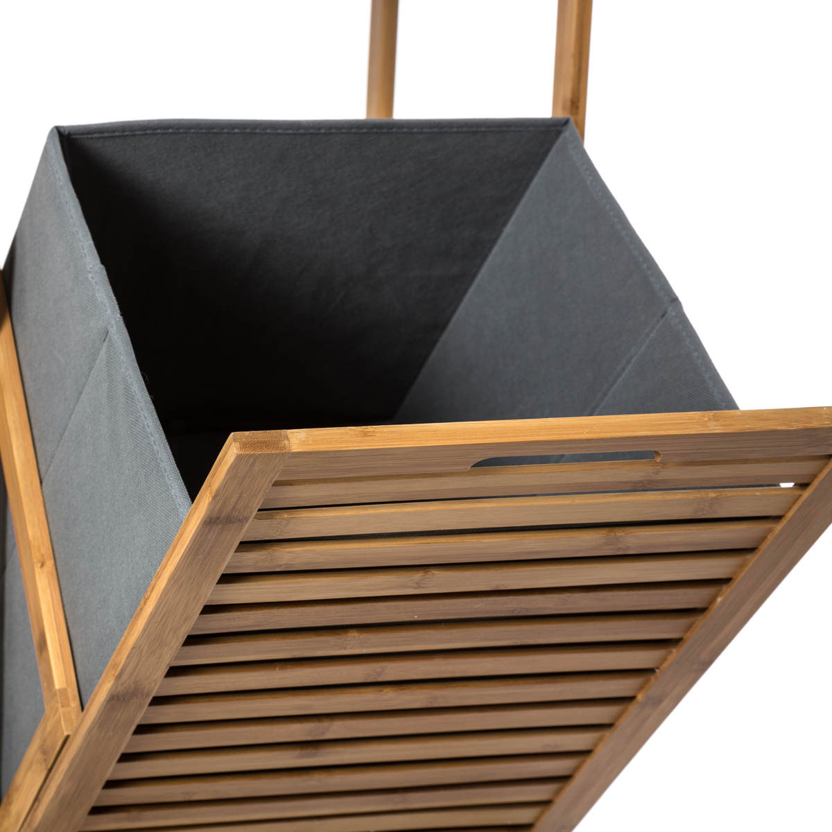Καλάθι Απλύτων με Ράφια (35X32X118) F-V Mix 155959 Home Μπάνιο Καλάθια Spitishop