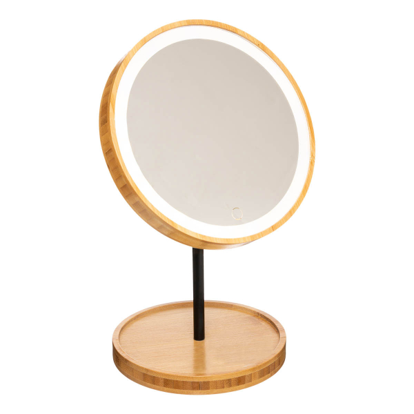 Καθρέφτης Επιτραπέζιος Με LED (Φ19x31) F-V Bamboo 174545