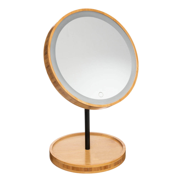 Καθρέφτης Επιτραπέζιος Με LED (Φ19x31) F-V Bamboo 174545