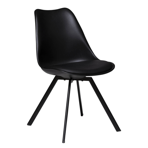 Καρέκλα (49x59x81) A-S Raiki Black 184907C