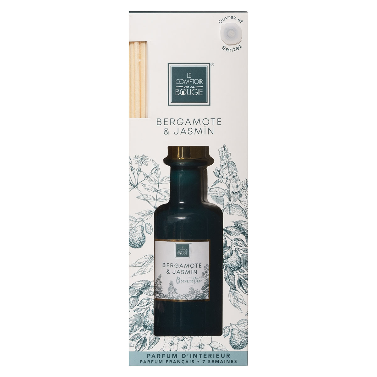 Αρωματικό Χώρου 200Ml με Στικς C-B Mael Berg Jasmin 172761F Home Διακόσμηση Αρωματικά - Diffuser Spitishop
