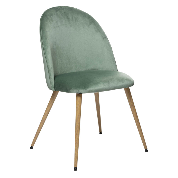 Καρέκλα (52x54x84) A-S Slano Velvet Vert 184909B