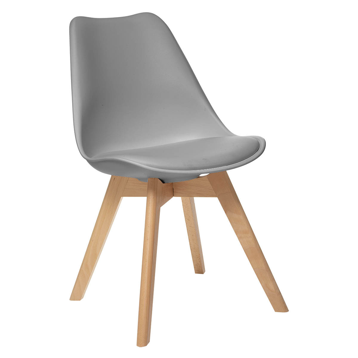 Καρέκλα (48x55x81) A-S Baya Grey 157166C
