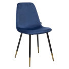 Καρέκλα (44x51x85.5) A-S Tyka Velvet Blue 166773B