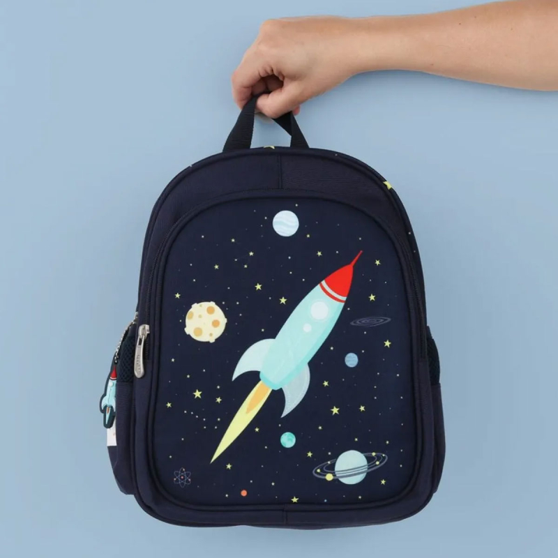 Σχολική Τσάντα Νηπιαγωγείου Με Ισοθερμική Θήκη (27x19x32) Α Little Lovely Company Space BPSPBU40