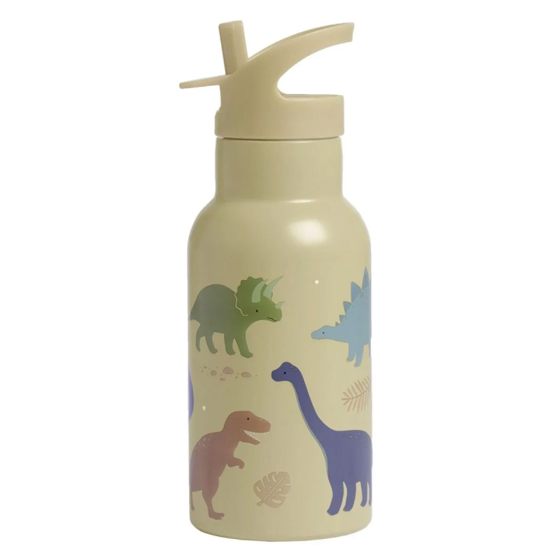 Παγούρι - Θερμός 350ml Με Καλαμάκι Α Little Lovely Company Dinosaurs DBSSDI40