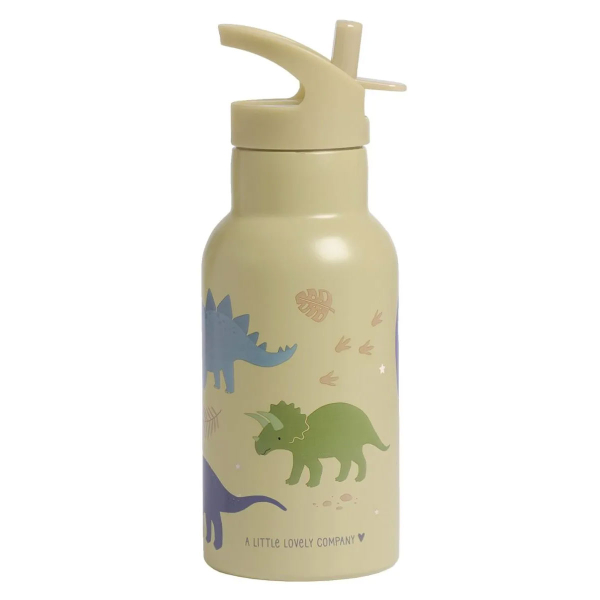 Παγούρι - Θερμός 350ml Με Καλαμάκι Α Little Lovely Company Dinosaurs DBSSDI40