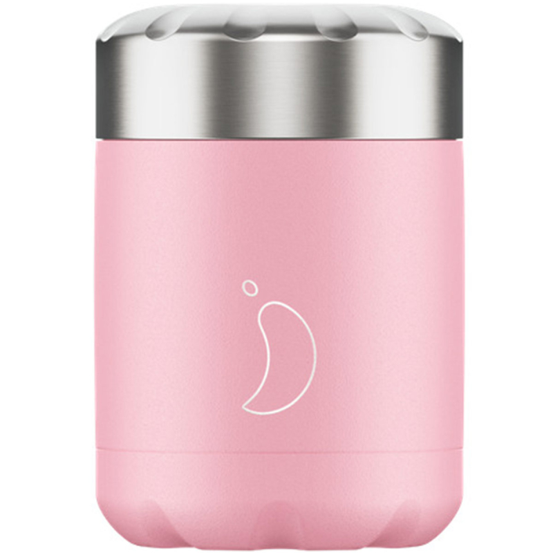 Θερμός Φαγητού 300ml Chilly's Food Pot Pastel Pink