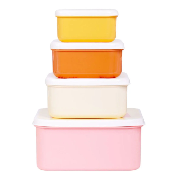 Φαγητοδοχεία (Σετ 4τμχ) Α Little Lovely Company Rainbows SBSERA41