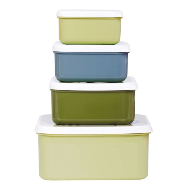 Φαγητοδοχεία (Σετ 4τμχ) Α Little Lovely Company Dinosaurs SBSEDI38