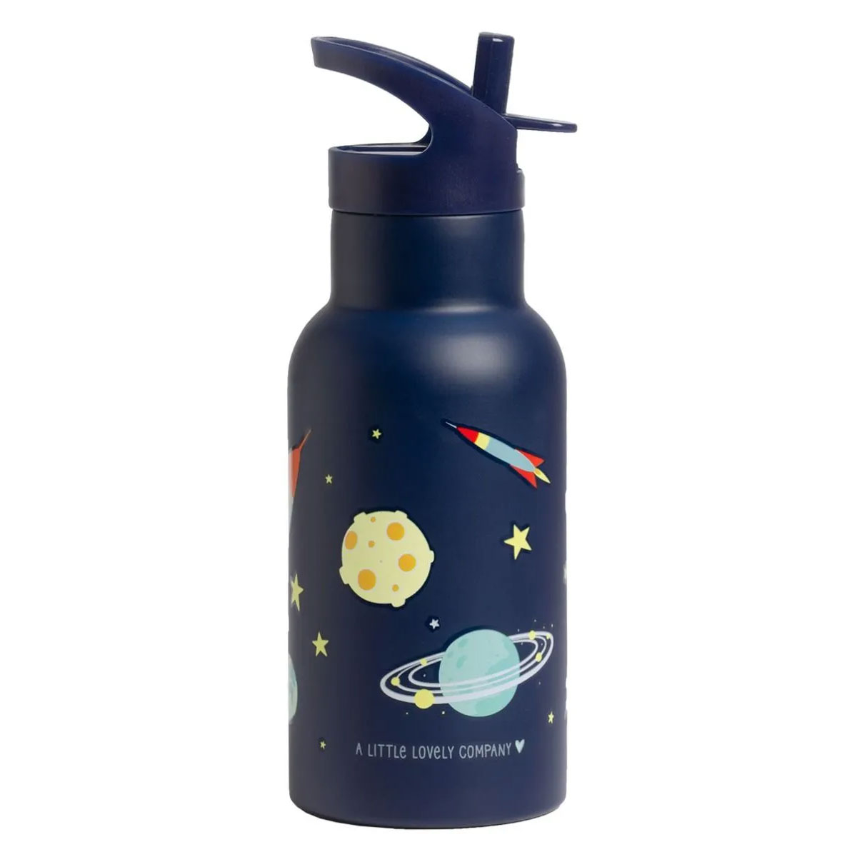 Παγούρι - Θερμός 350Ml με Καλαμάκι Α Little Lovely Company Space Dbsssp39 Home Παιδικά Είδη Φαγητού & Αξεσουάρ Σερβιρίσματος Spitishop