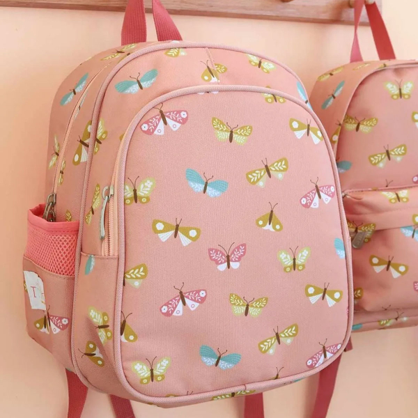 Σχολική Τσάντα Νηπιαγωγείου Με Ισοθερμική Θήκη (27x19x32) Α Little Lovely Company Butterflies BPBUPI52