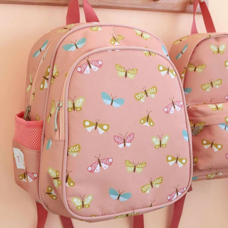 Σχολική Τσάντα Νηπιαγωγείου Με Ισοθερμική Θήκη (27x19x32) Α Little Lovely Company Butterflies BPBUPI52