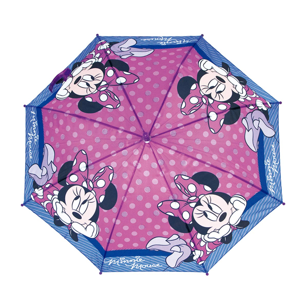 Ομπρέλα Βροχής Αυτόματη Μπαστούνι Safta Minnie Mouse Lucky 312212118