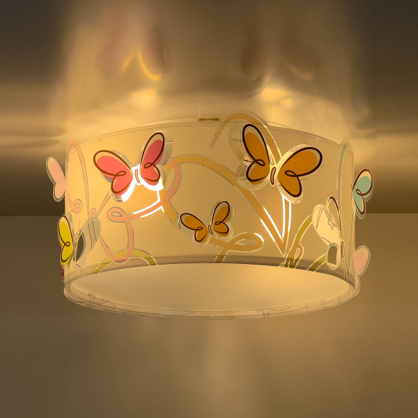 Παιδικό Φωτιστικό Πλαφονιέρα Ango Butterfly 62146